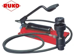 Skrutkovací razník na kov s nožným hydraulickým lisom Ruko