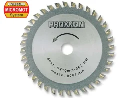 Pílový kotúč s SK-plátkami pre kotúčovú pílu Proxxon FET a sklopnú pílu Proxxon KGS 80 / 36 zubov