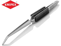 Krížová pinzeta s úzkymi zahnutými hrotmi Knipex