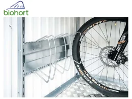 Držiak na 3 bicykle pre záhradné domčeky Biohort BikeHolder