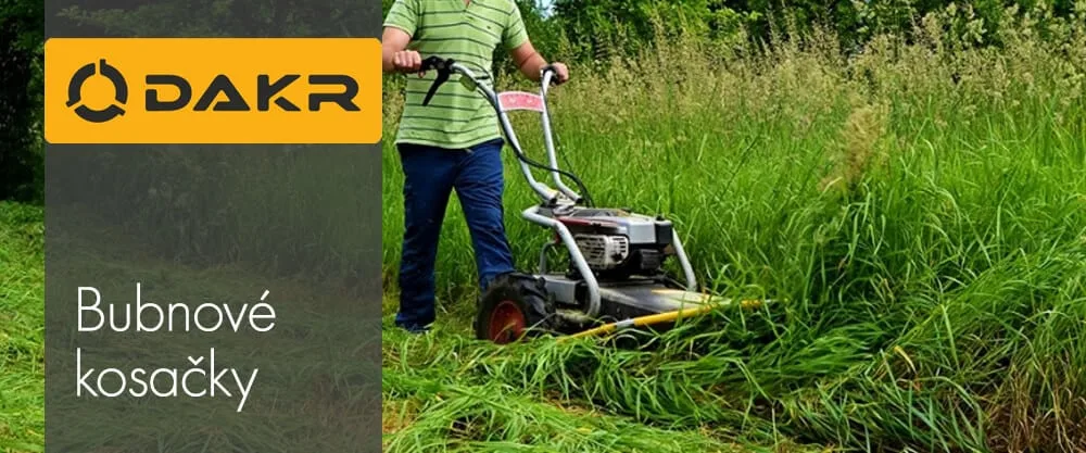 Bubnové a mulčovacie kosačky DAKR