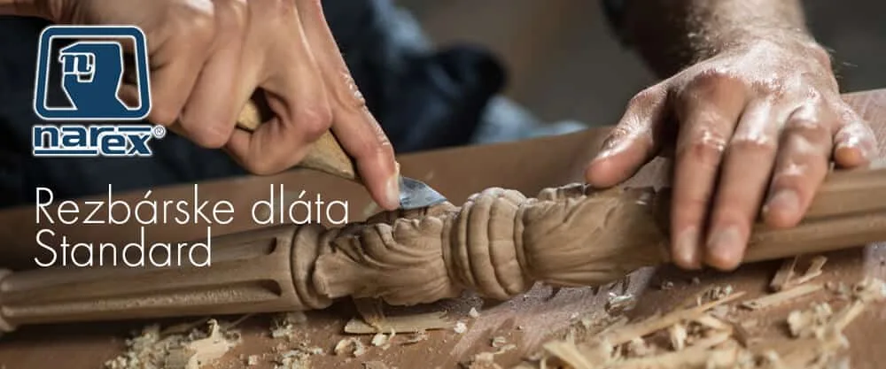 Rezbárske dláta na drevo Narex Bystrice Standard