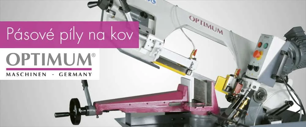 Horizontálne pásové píly na kov Optimum