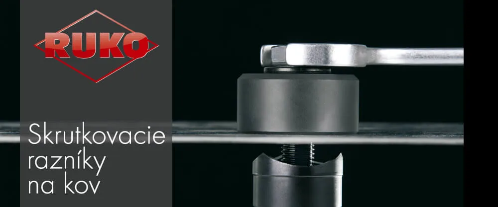 Skrutkovacie razníky na kov