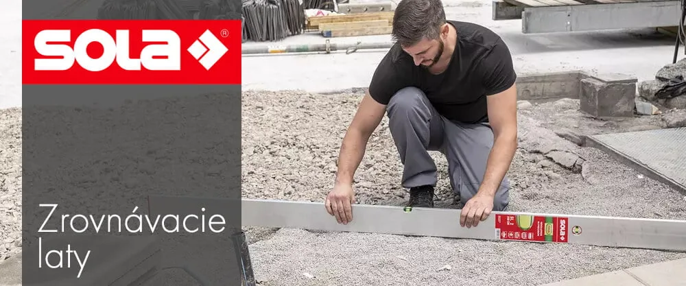 Zrovnávacie laty Sola