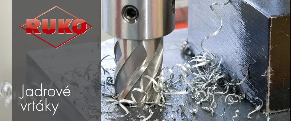 Jadrové vrtáky do kovu Ruko