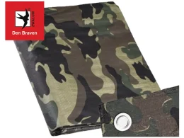 Zakrývacia plachta s kovovými uchytávacími okami Den Braven CAMO
