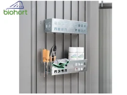 Dverové odkladacie koše pre záhradné domčeky Biohort