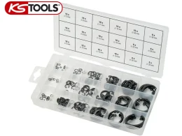 Sada vnútorných segerkových poistiek KS Tools Ø 3–32 mm - 180 dielna